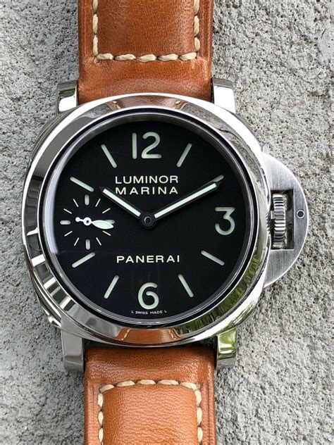 panerai luminor marina pam00111 review|panerai luminor marina esteel.